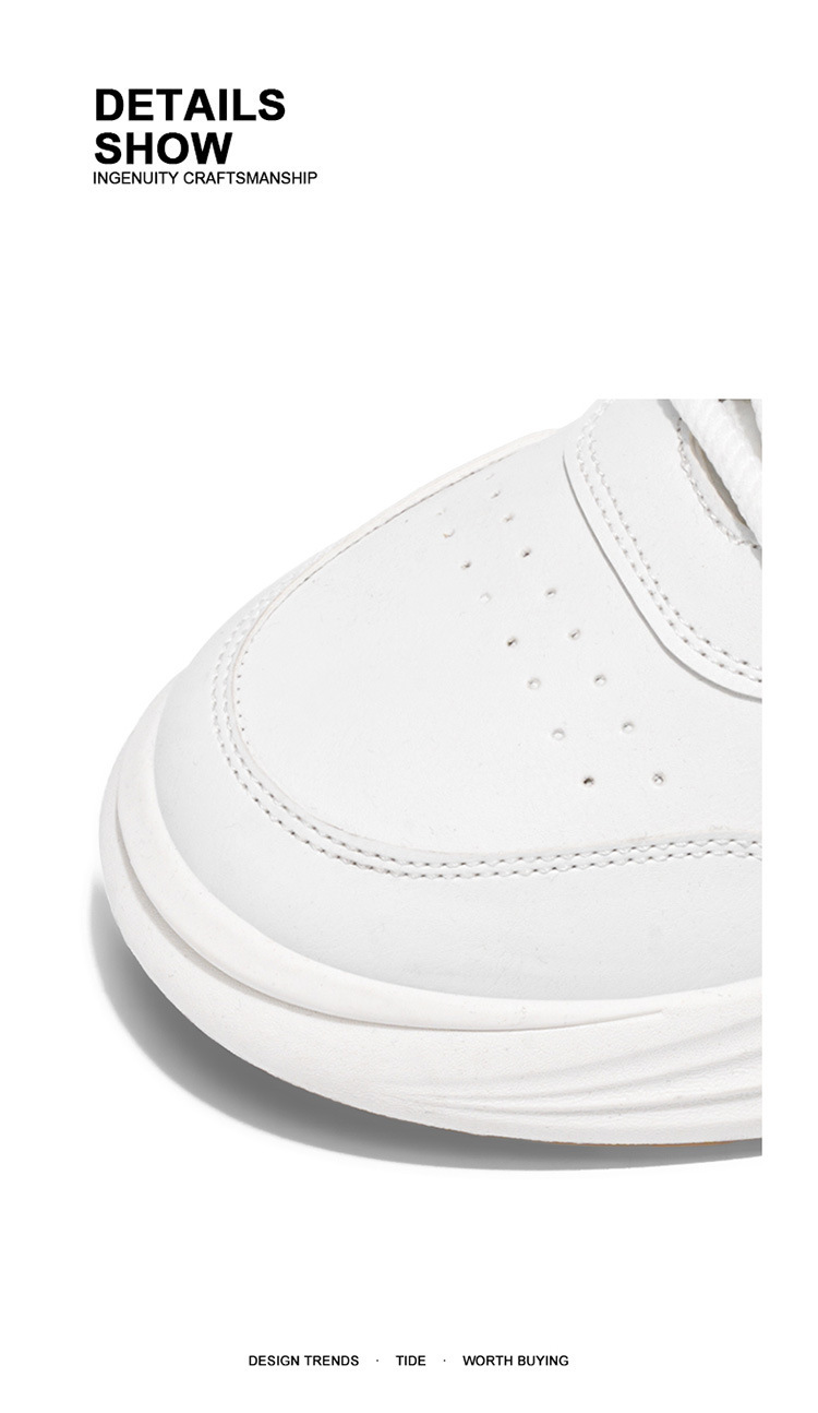 Gedämpfte Plateau-Sneaker für Herren mit Schnürung detail 2