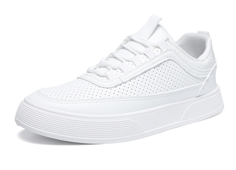 Men's Breathable Perforated Lace-Up Casual Shoes detail 11