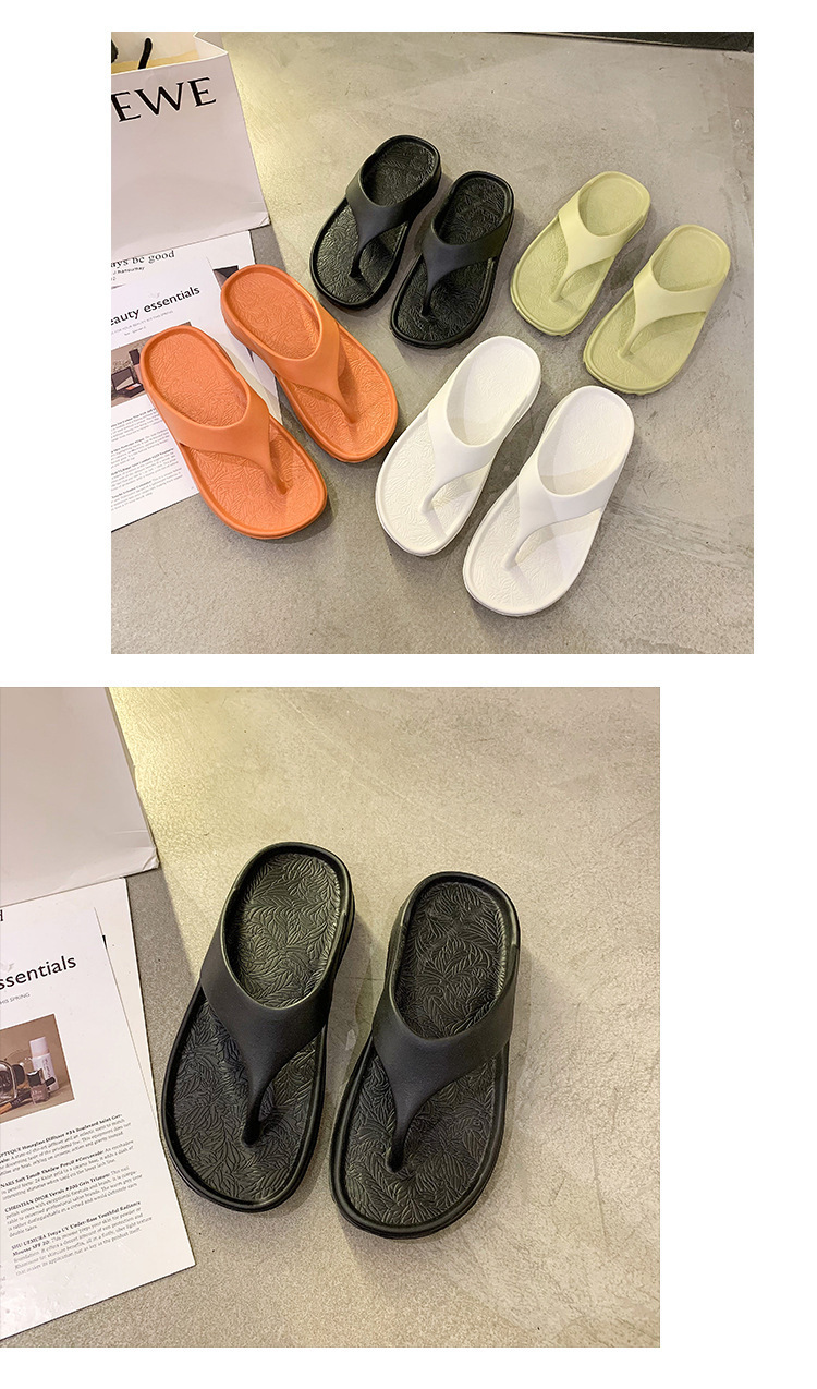 Women's Lightweight Cushioned Platform Flip-Flops detail 4