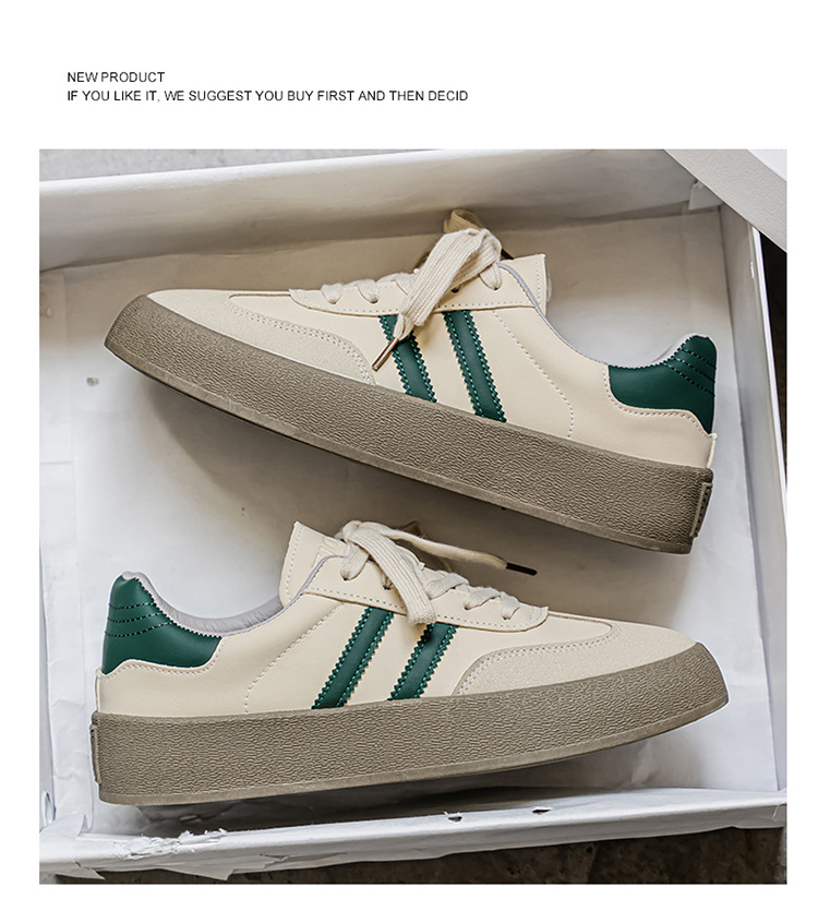 Men's Retro Colorblock Platform Skate Shoes detail 11