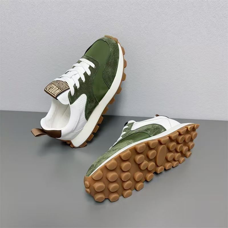 Zapatillas de deporte casuales unisex con plataforma y cordones retro detail 5