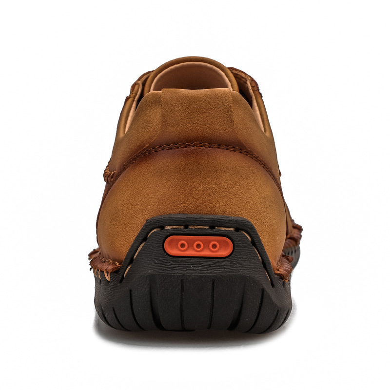 Klassische rutschfeste Herren-Freizeitschuhe mit Schnürung 4