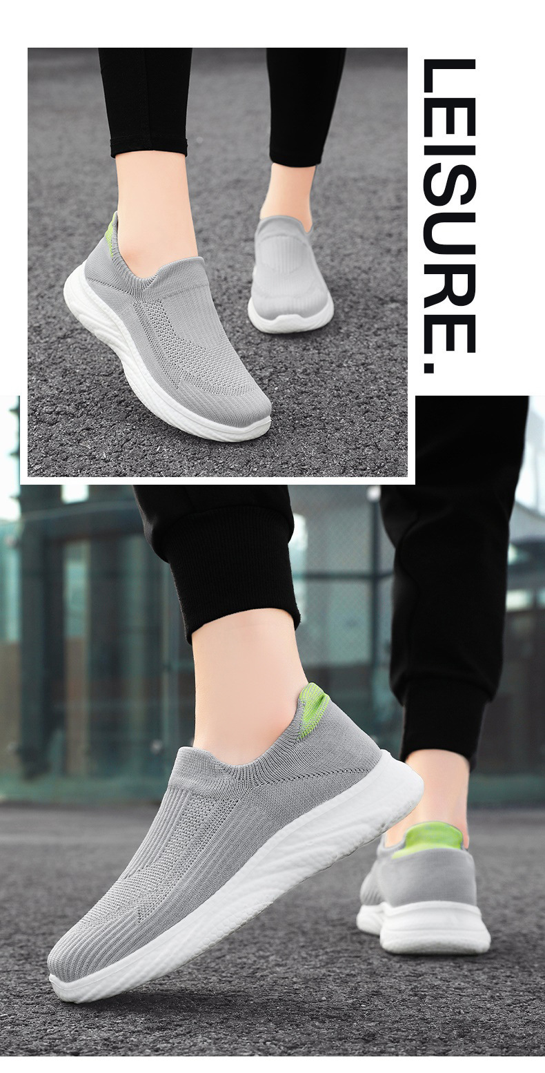 Ademende lichte instap casual schoenen voor dames detail 10