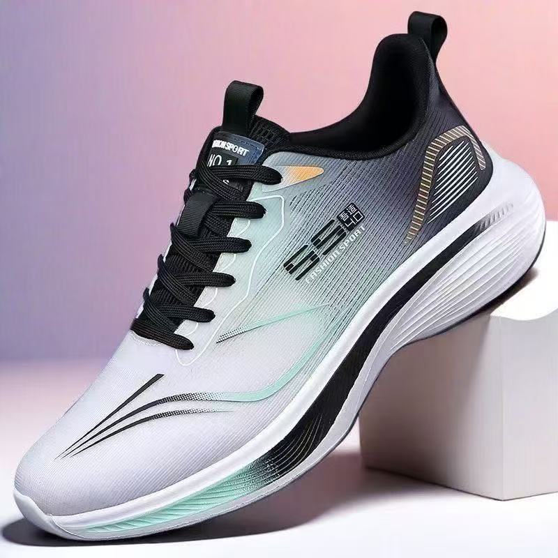 Men's Breathable Cushioned Platform Running Shoes