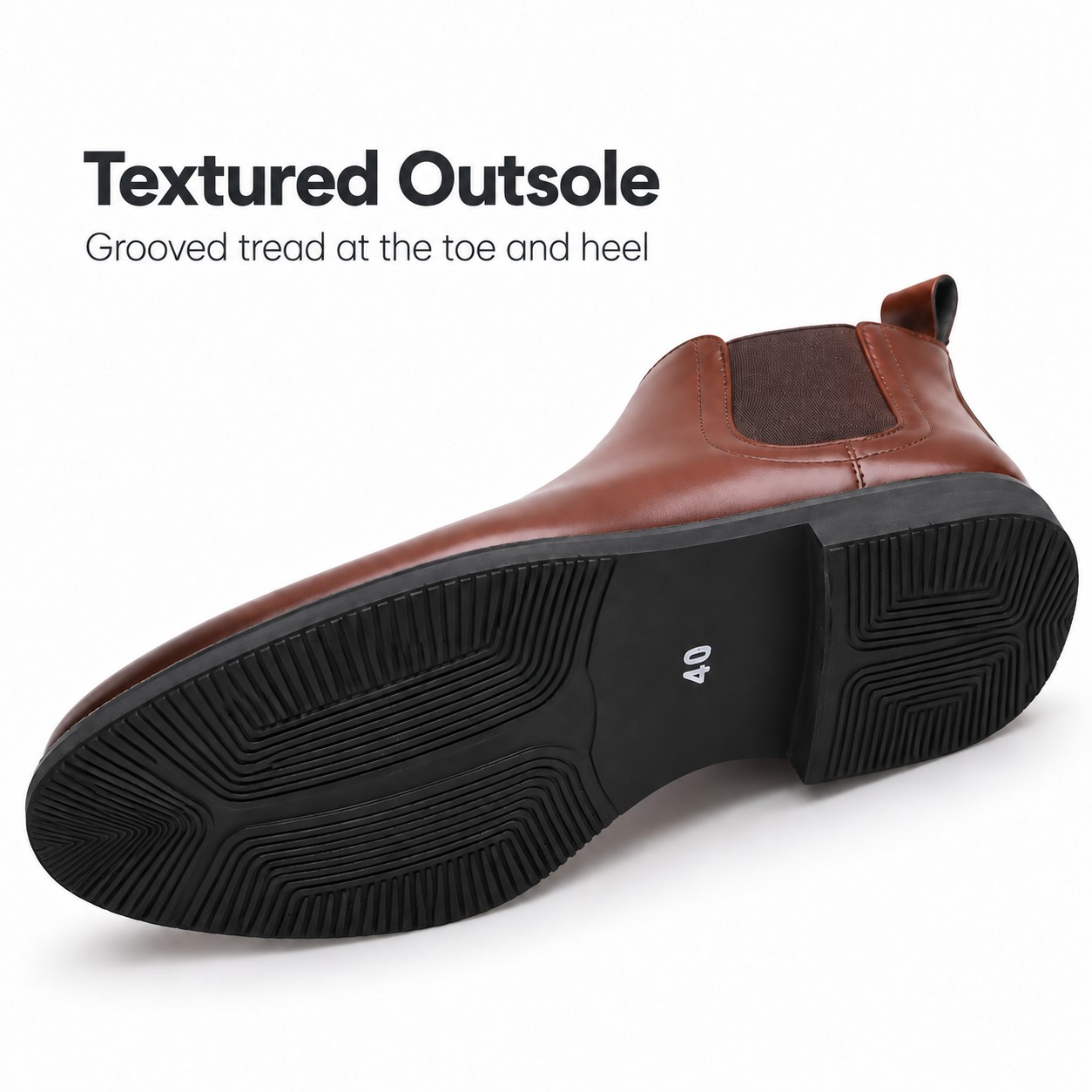 Men's Leather Chelsea Boots detail 4
