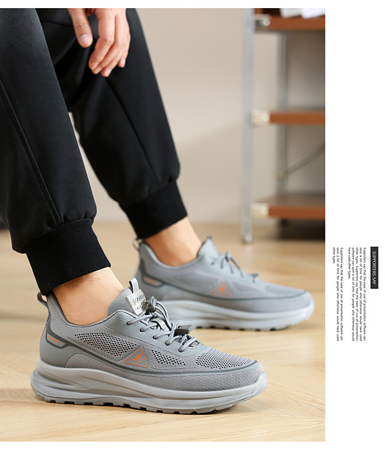 Lichte en ademende mesh hardloopschoenen voor heren detail 18