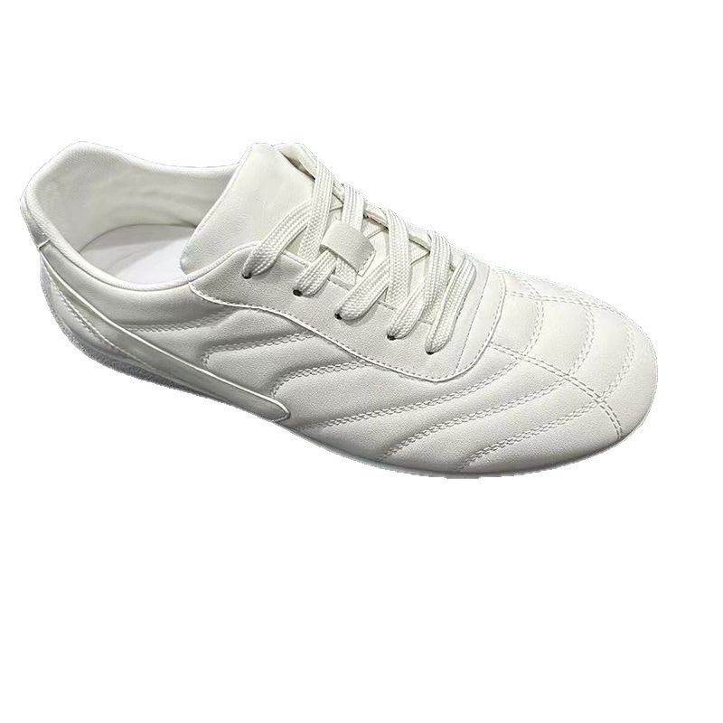 Chaussures casual unisexes légères à lacets en cuir PU 6