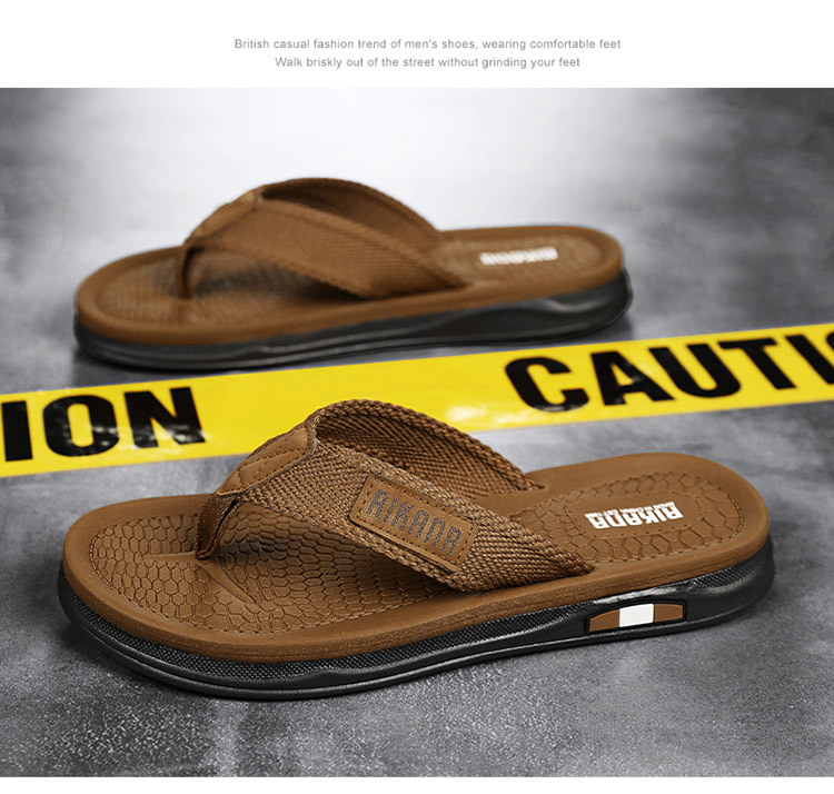 Men's Lightweight Cushioned Non-Slip Flip-Flops detail 9