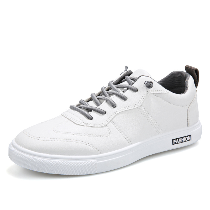 Men's Lightweight PU Leather Lace-Up Casual Shoes 6