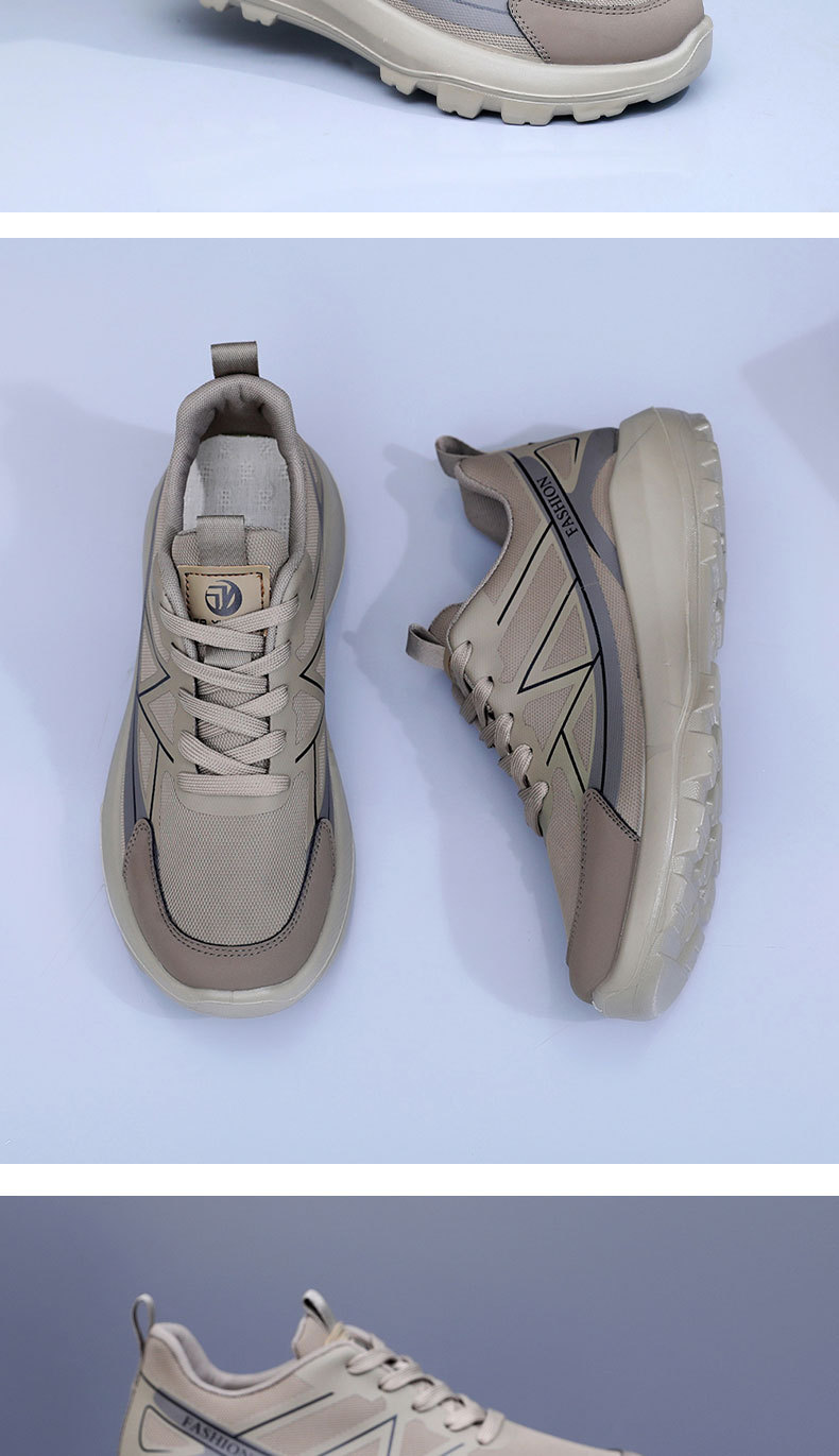 Atmungsaktive, gedämpfte Plateau-Sneaker für Herren detail 3