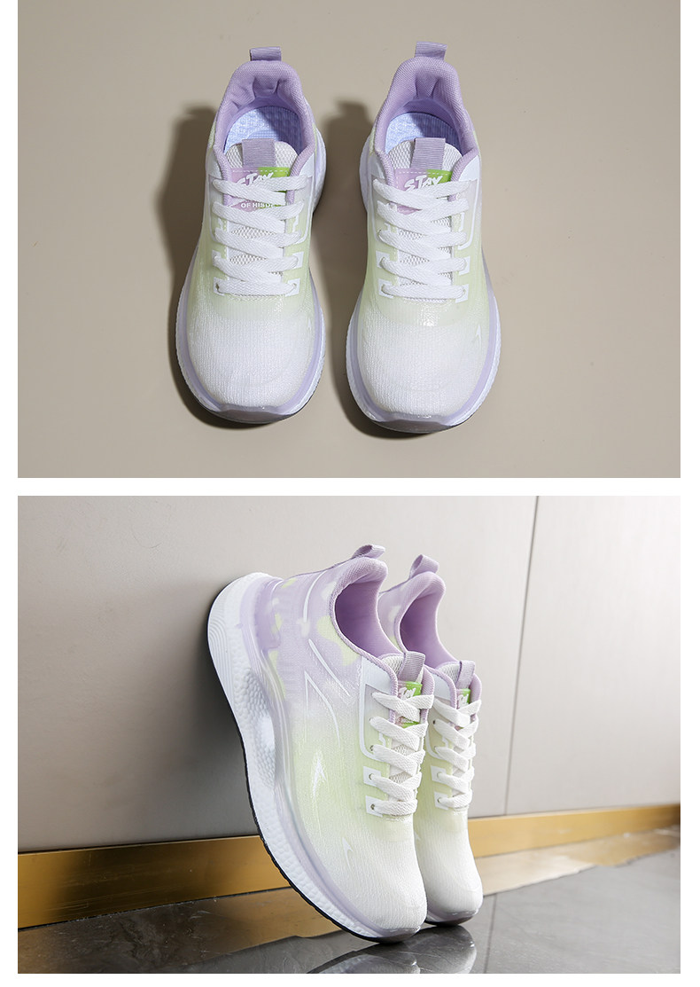 Atmungsaktive, gedämpfte Damen-Laufschuhe mit Schnürung detail 18