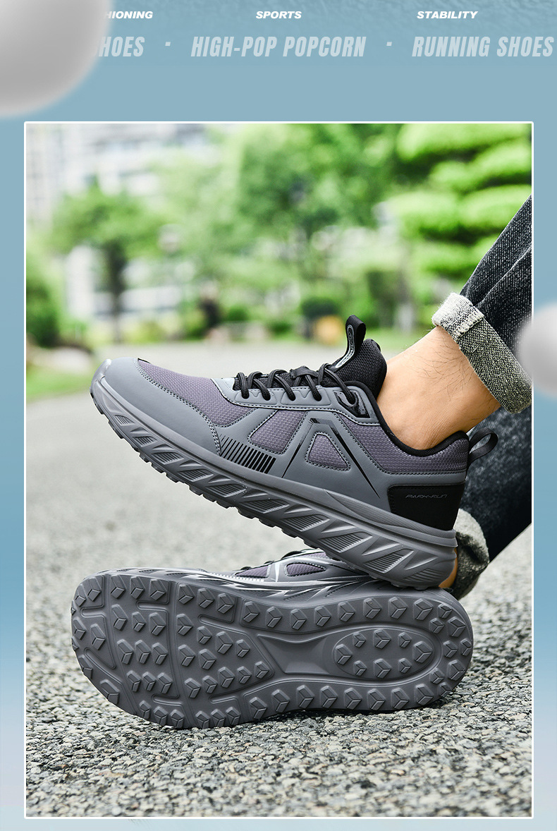 Ademende hardloopschoenen met demping voor heren detail 1
