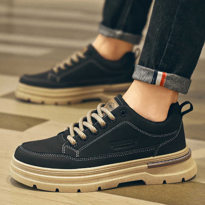 Chaussures casual pour homme à lacets et semelle crantée antidérapante 5