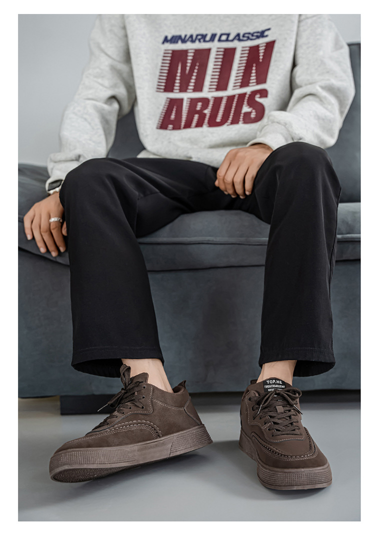 Chaussures de skate à lacets résistantes à l'usure pour hommes detail 15