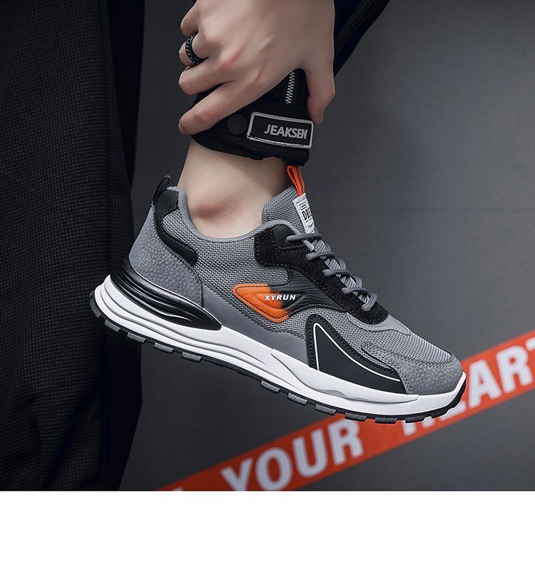 Atmungsaktive Mesh-Laufschuhe für Herren zum Schnüren detail 4