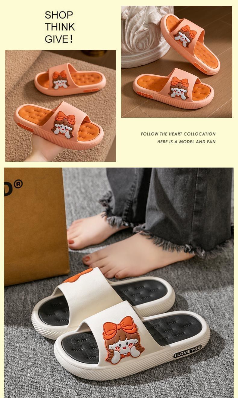 Women's Cushioned Platform Open-Toe Slippers detail 2