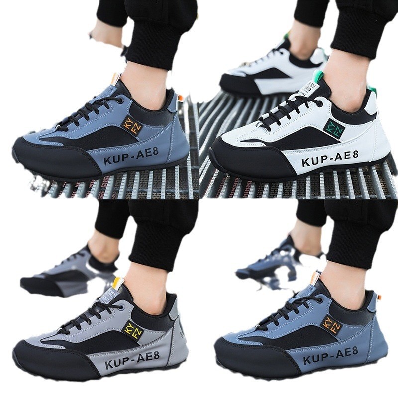 Bunte Freizeitschuhe für Herren mit Schnürung 6