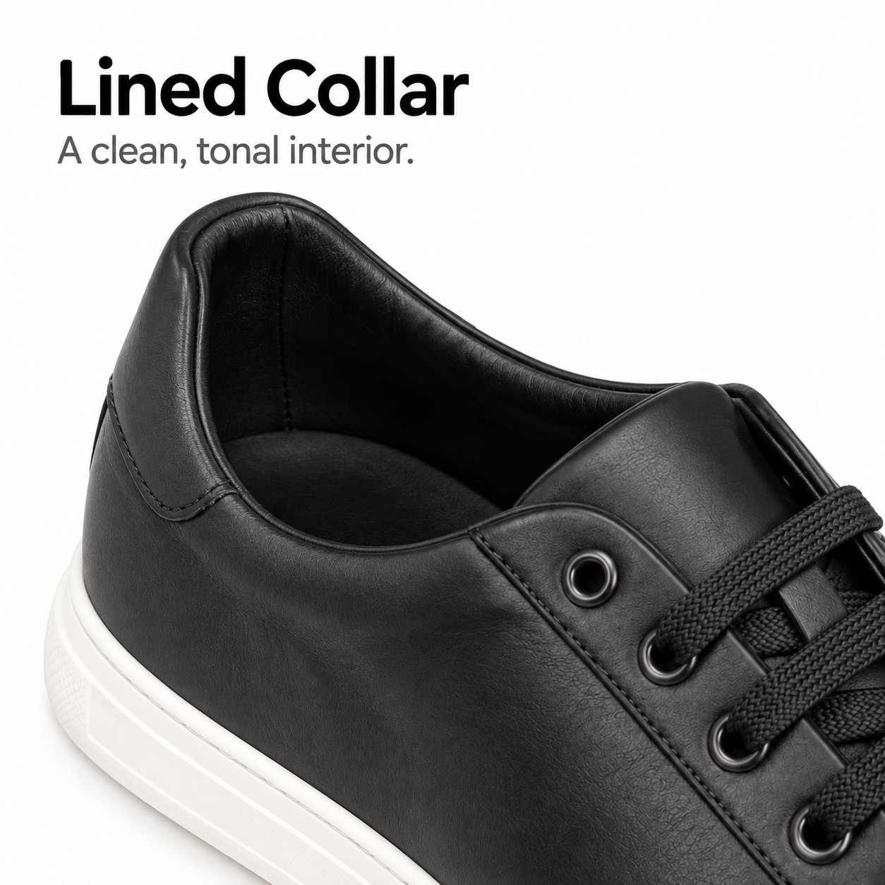 Unisex Full-Grain Leather Low-Top Lace-Up Casual Shoes detail 3