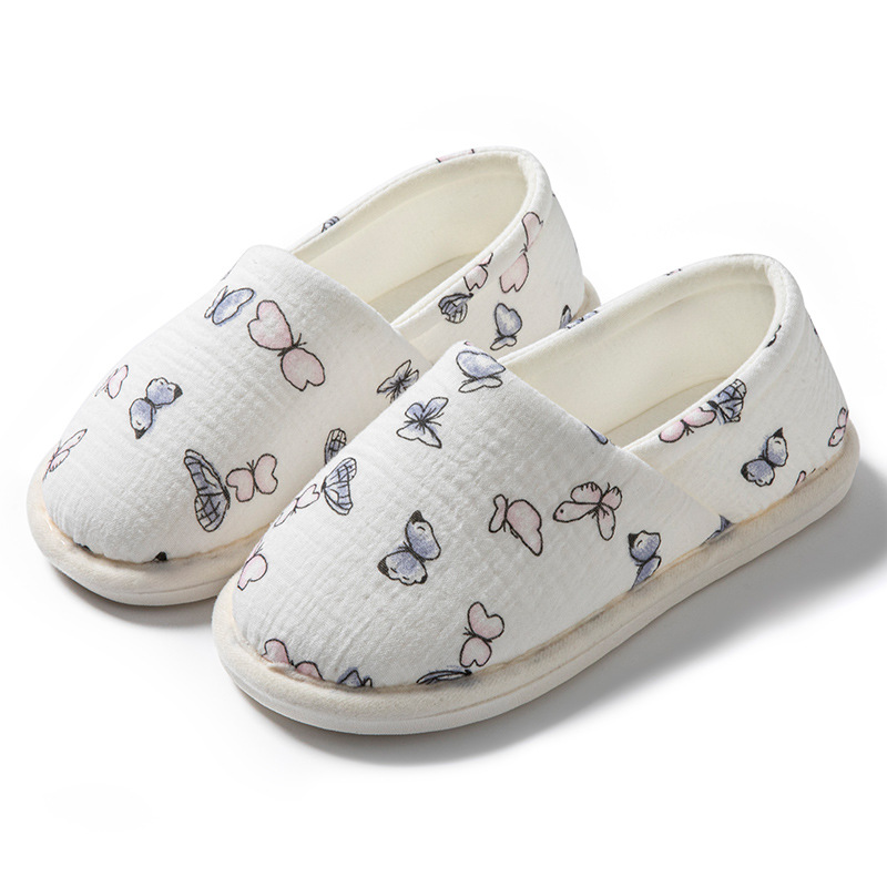Women's Soft Breathable Cotton Slip-On Slippers 6