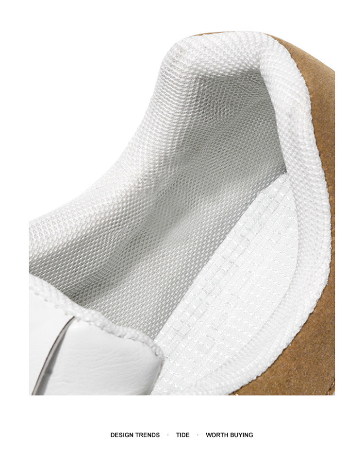 Gedämpfte Plateau-Sneaker für Herren mit Schnürung detail 3