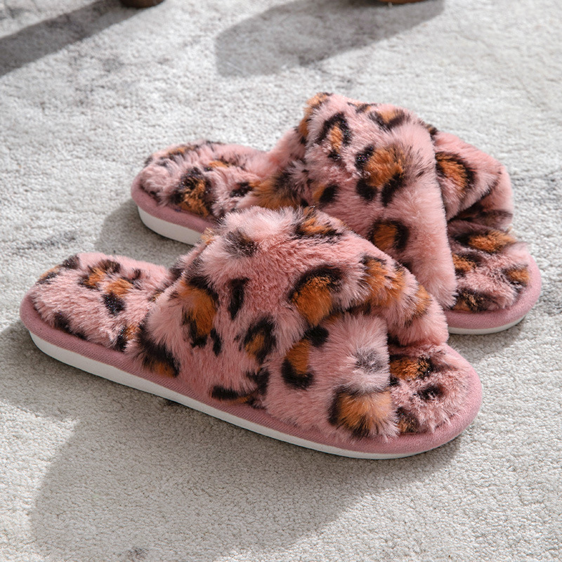 Leopard Print Leather Red