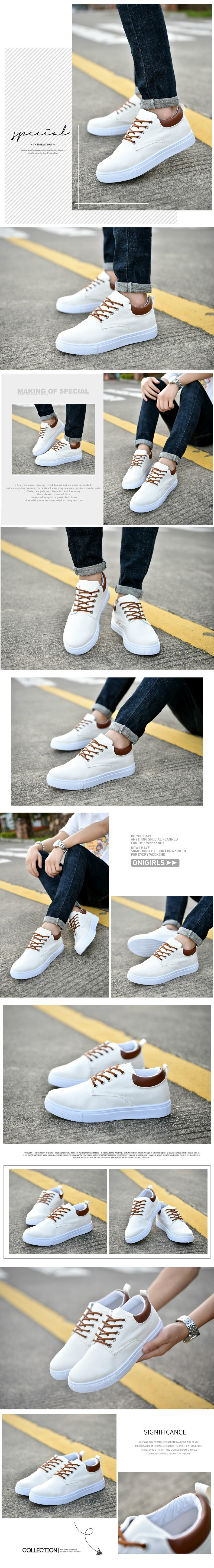 Scarpe casual stringate da uomo in tela traspirante detail 4