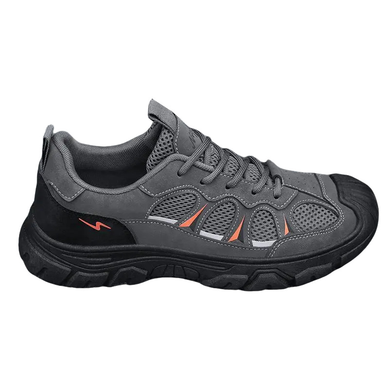 Zapatos casuales de exterior para hombre con malla transpirable y cordones 6
