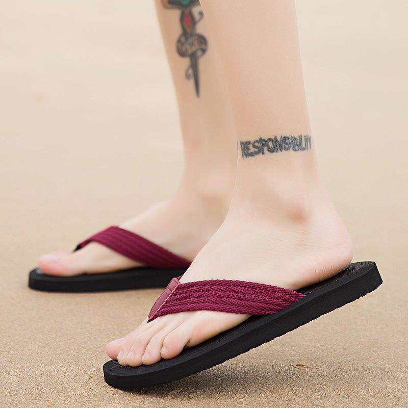 Woven Black Red