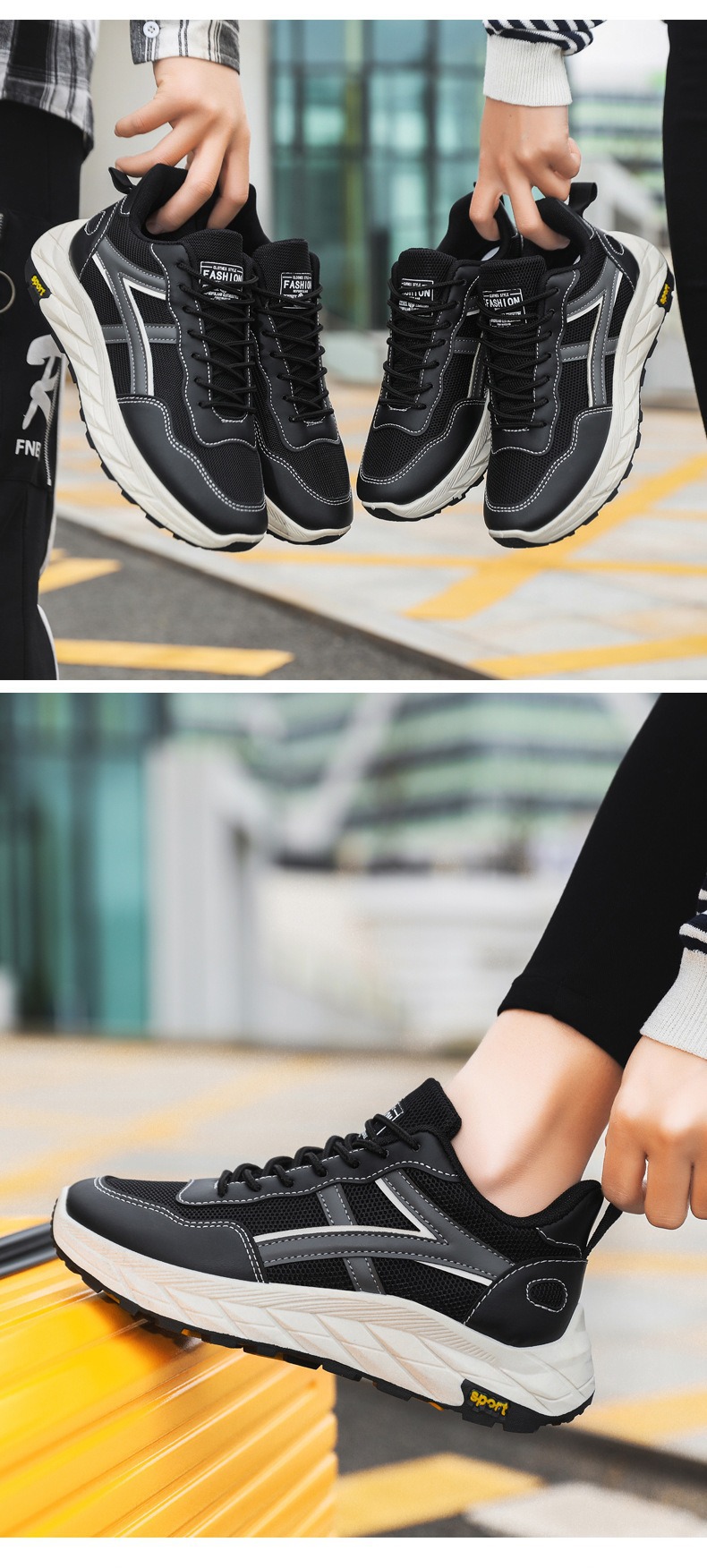 Atmungsaktive, gedämpfte Laufschuhe für Herren detail 6