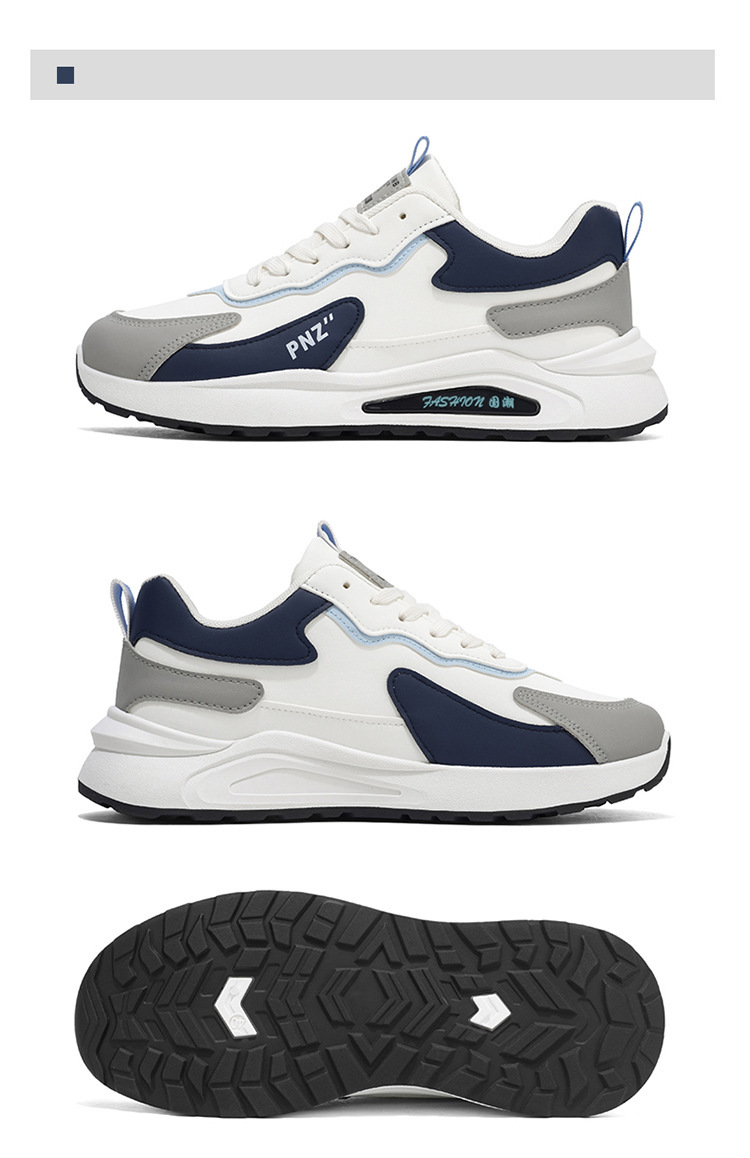 Freizeitschuhe für Herren mit Colorblocking & gepolsterter Plateausohle detail 11