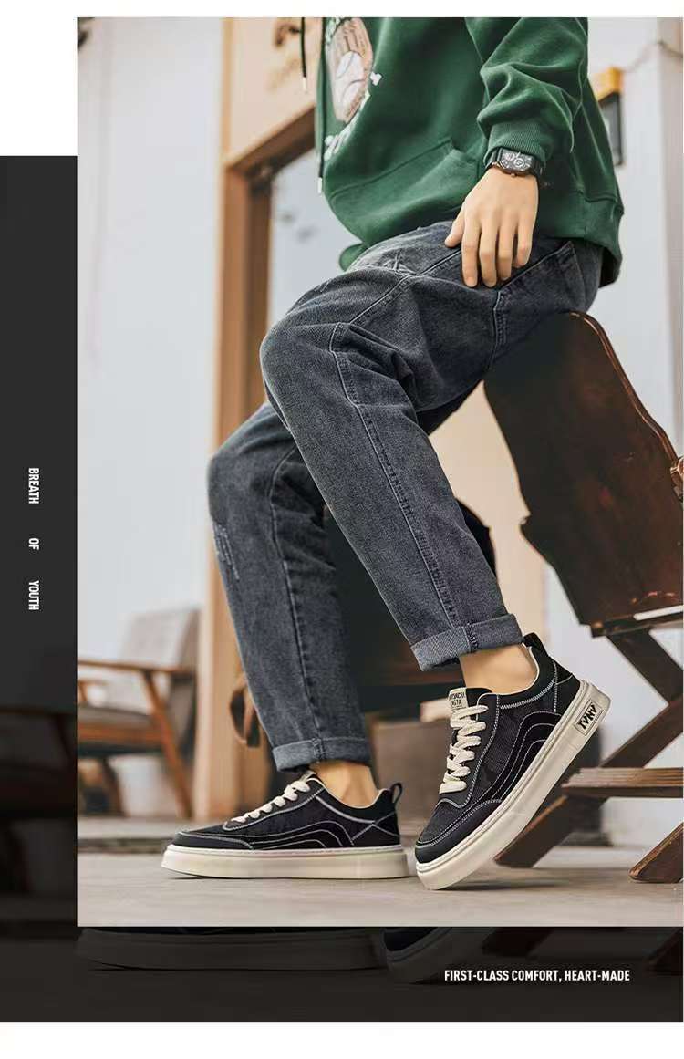 Scarpe casual da uomo stringate e traspiranti con plateau detail 15