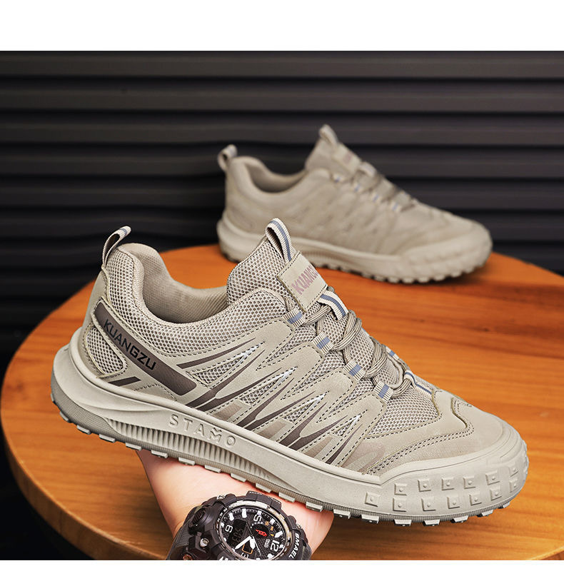 Men's Breathable Mesh Cushioned Athletic Shoes detail 6
