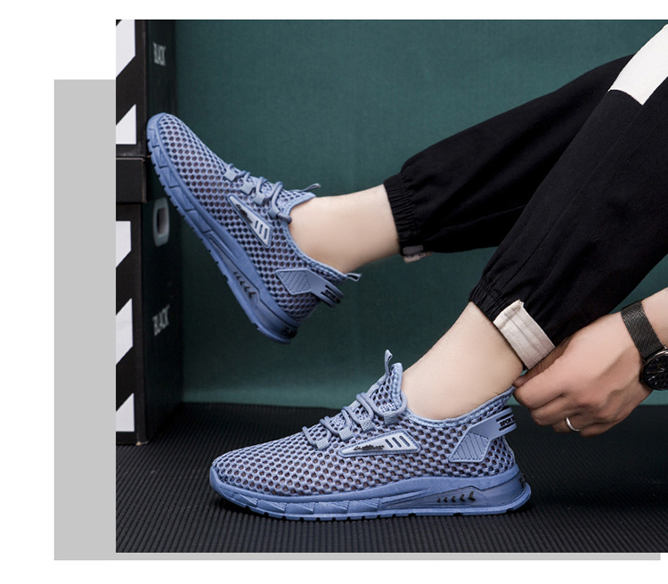 Leichte, atmungsaktive Mesh-Sneaker für Herren detail 1