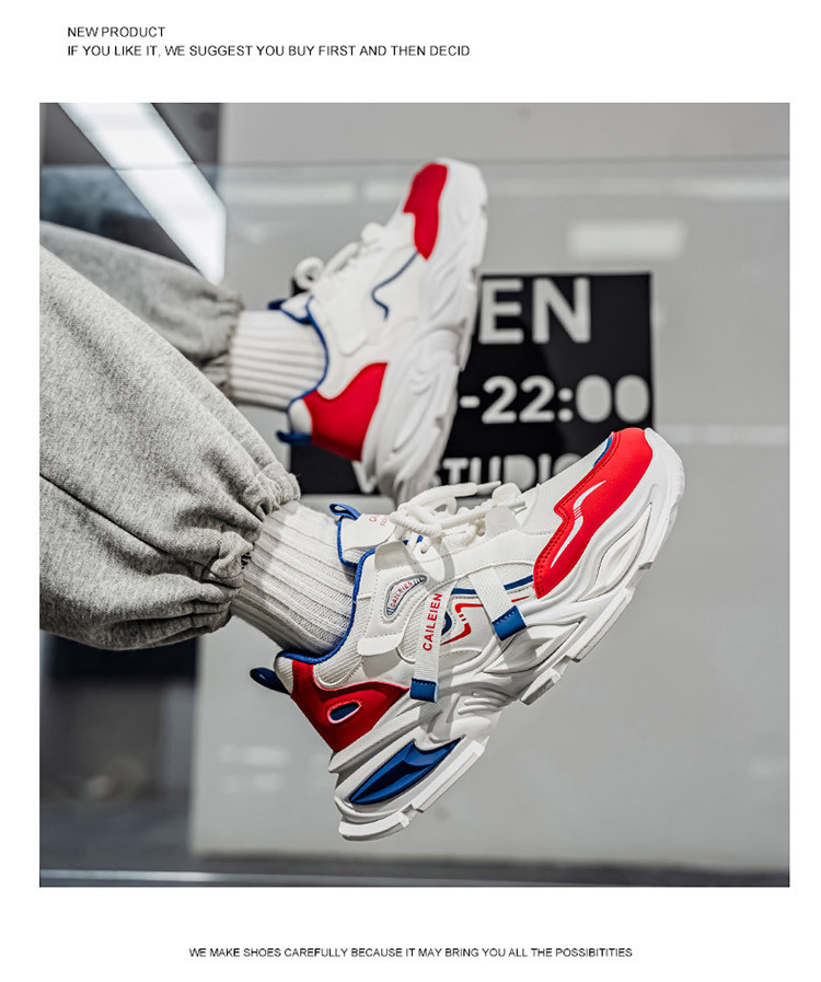 Zapatillas de deporte para hombre con plataforma y diseño color block detail 19
