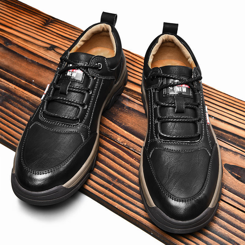 Men's Non-Slip PU Leather Outdoor Casual Shoes 5