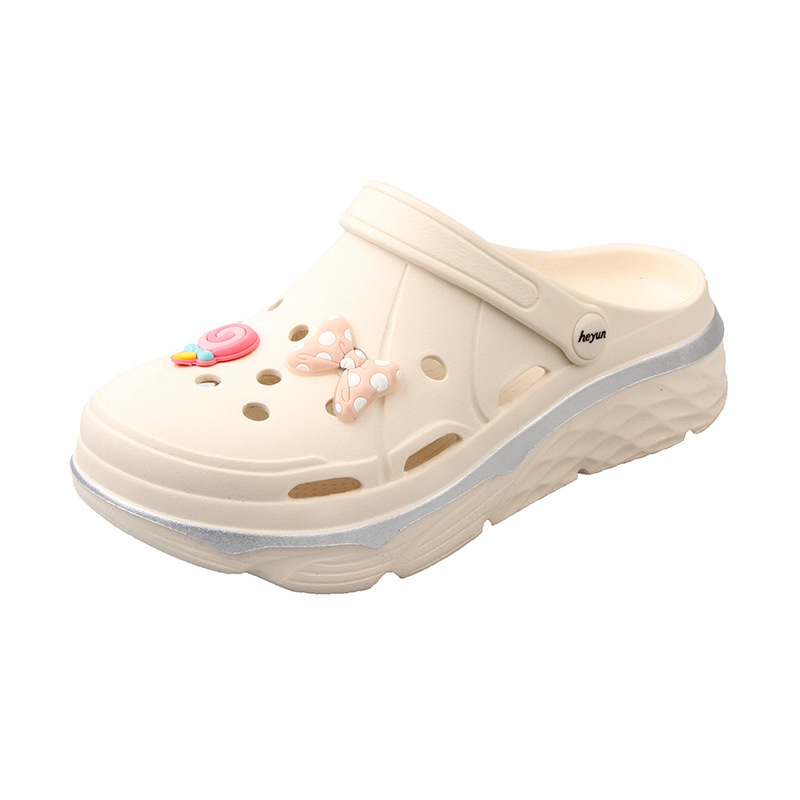Women's Lightweight Breathable Platform Clog Sandals 6