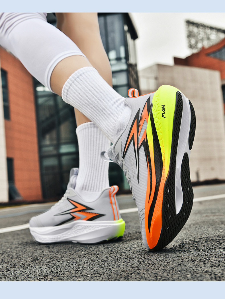 Men's Breathable Lightweight Cushioned Running Shoes detail 3