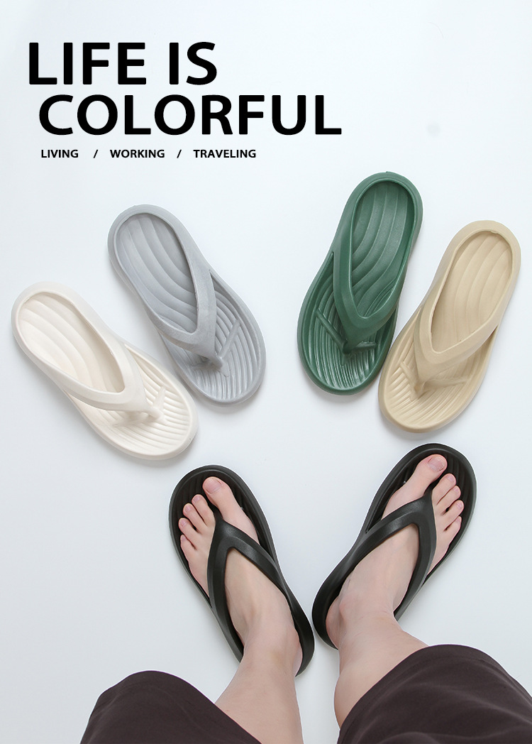 Unisex Lightweight Cushioned Quick-Dry Flip-Flops detail 1