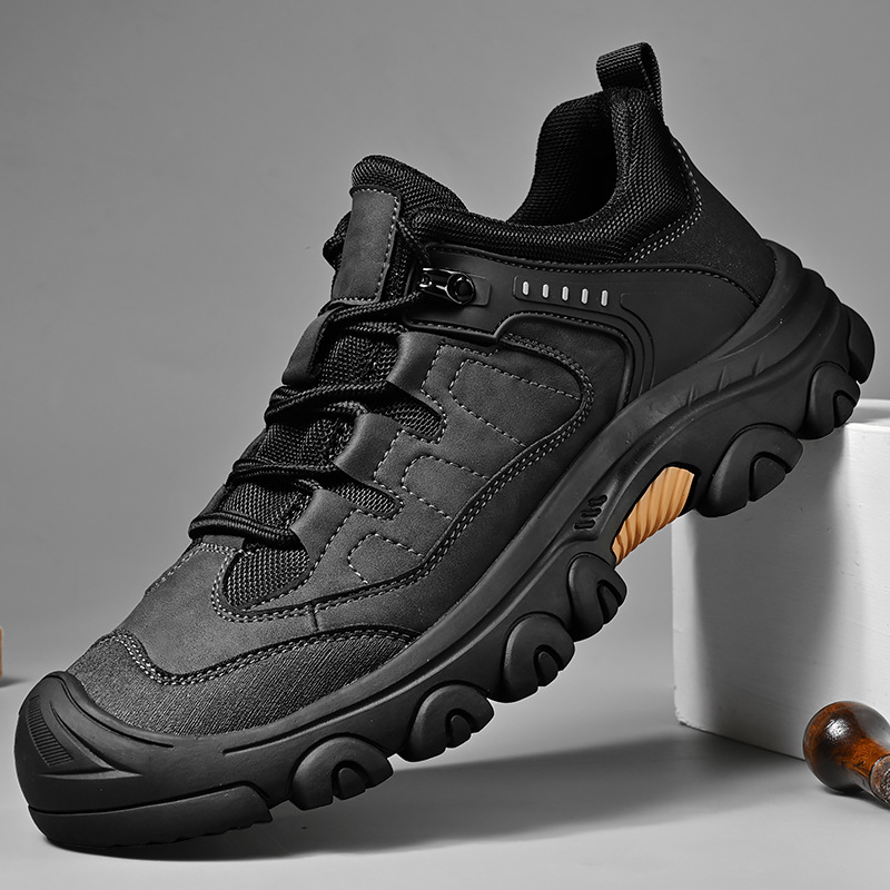 Atmungsaktive & rutschfeste Leder-Freizeitschuhe für Herren 5