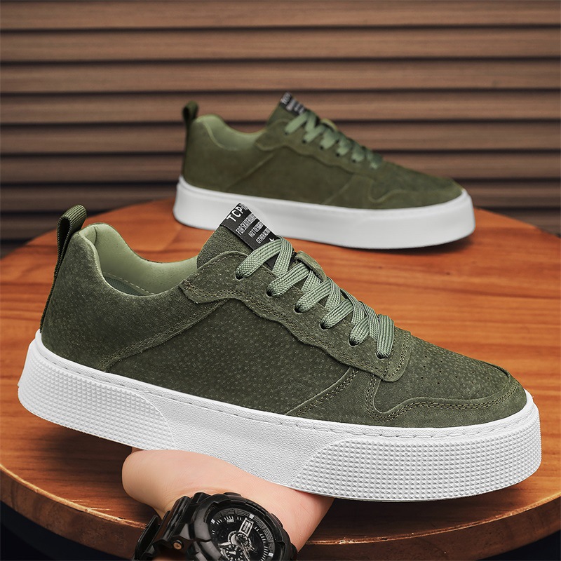 Atmungsaktive Herren-Skateschuhe mit Schnürung & Plateau 5