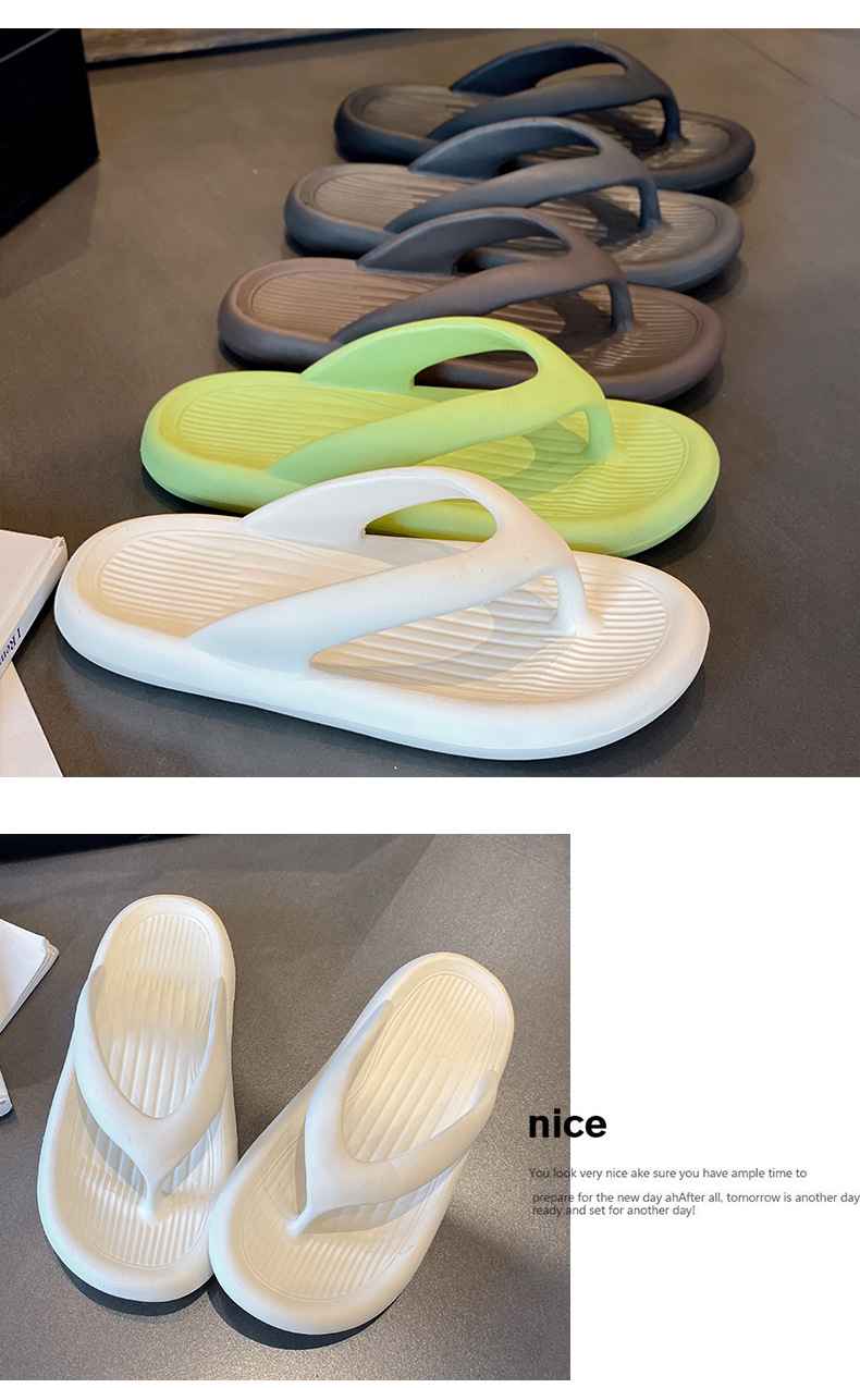 Unisex Lightweight Cushioned EVA Flip-Flops detail 2