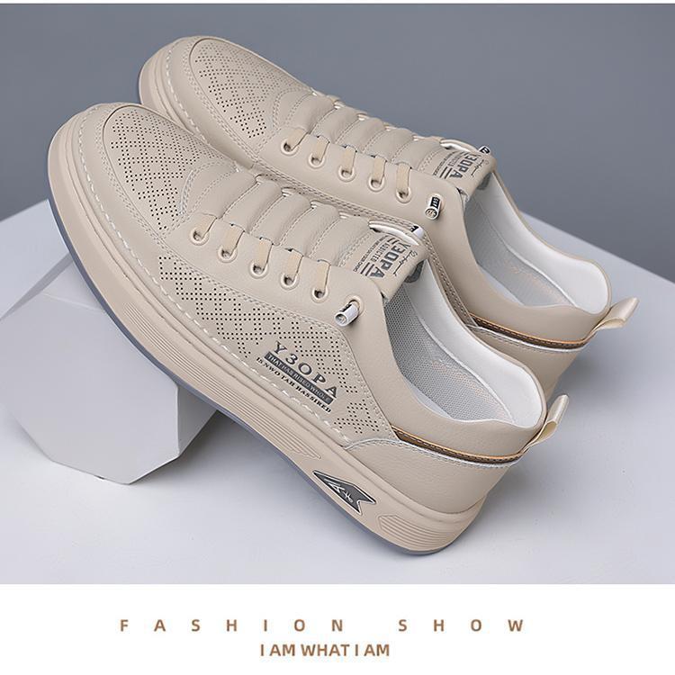 Chaussures casual pour homme respirantes et perforées à lacets detail 9