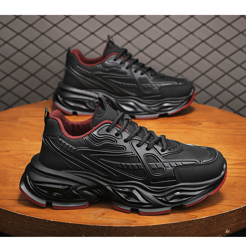 Atmungsaktive Plateau-Sneaker für Herren mit Dämpfung detail 7