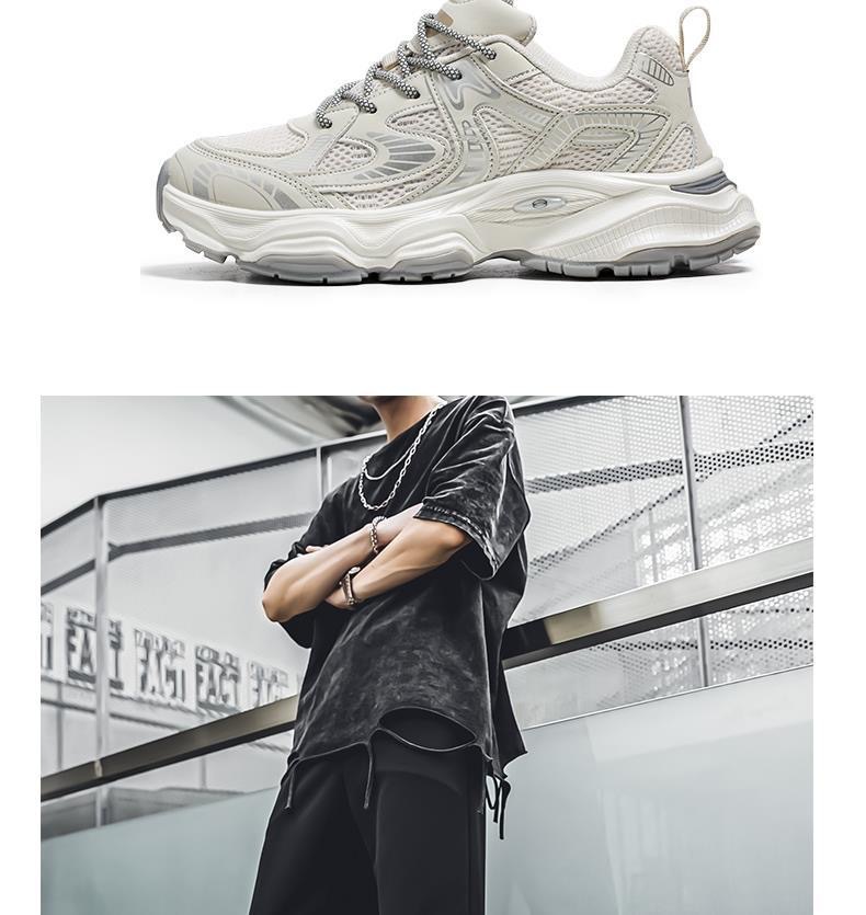 Atmungsaktive Mesh-Plateau-Freizeitschuhe für Herren detail 3