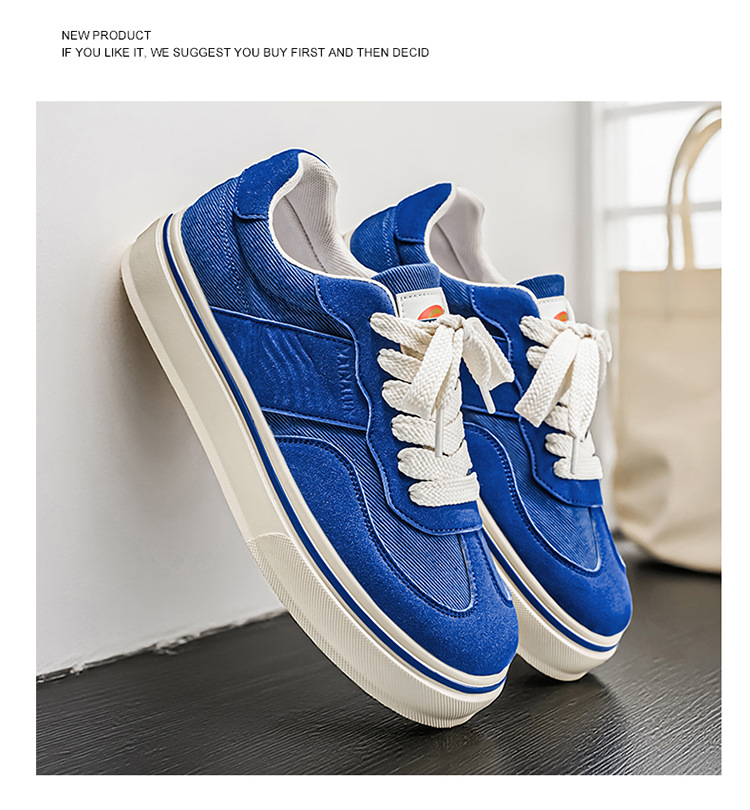 Herren Freizeitschuhe mit Schnürung, Colorblocking & Plateau detail 15