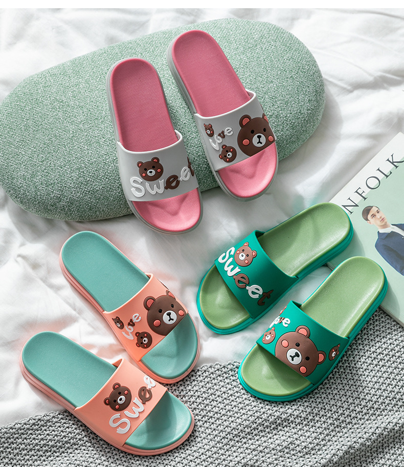 Women's Lightweight Non-Slip Cartoon Print Slide Slippers detail 7