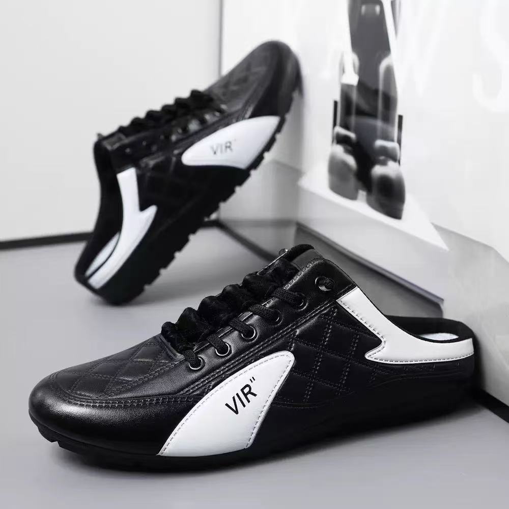 Chaussures casual sans talon pour homme style color-block à enfiler detail 2