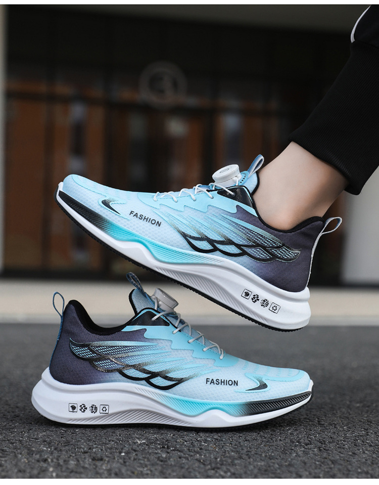 Atmungsaktive, leichte Herren-Laufschuhe detail 5
