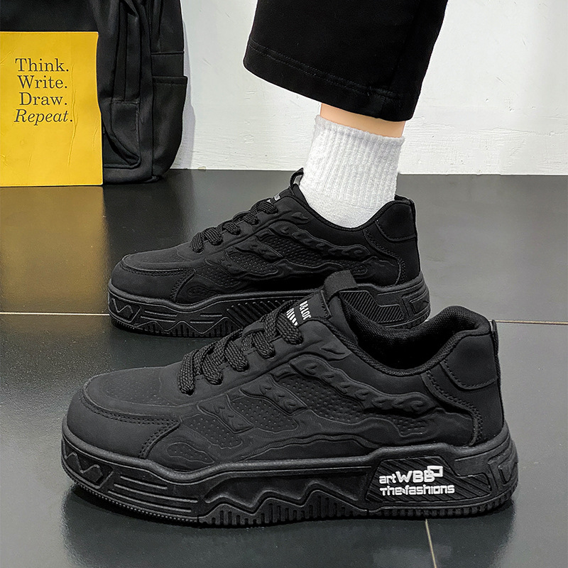Sneakers chunky stringate da uomo – Scarpe casual antiscivolo 2