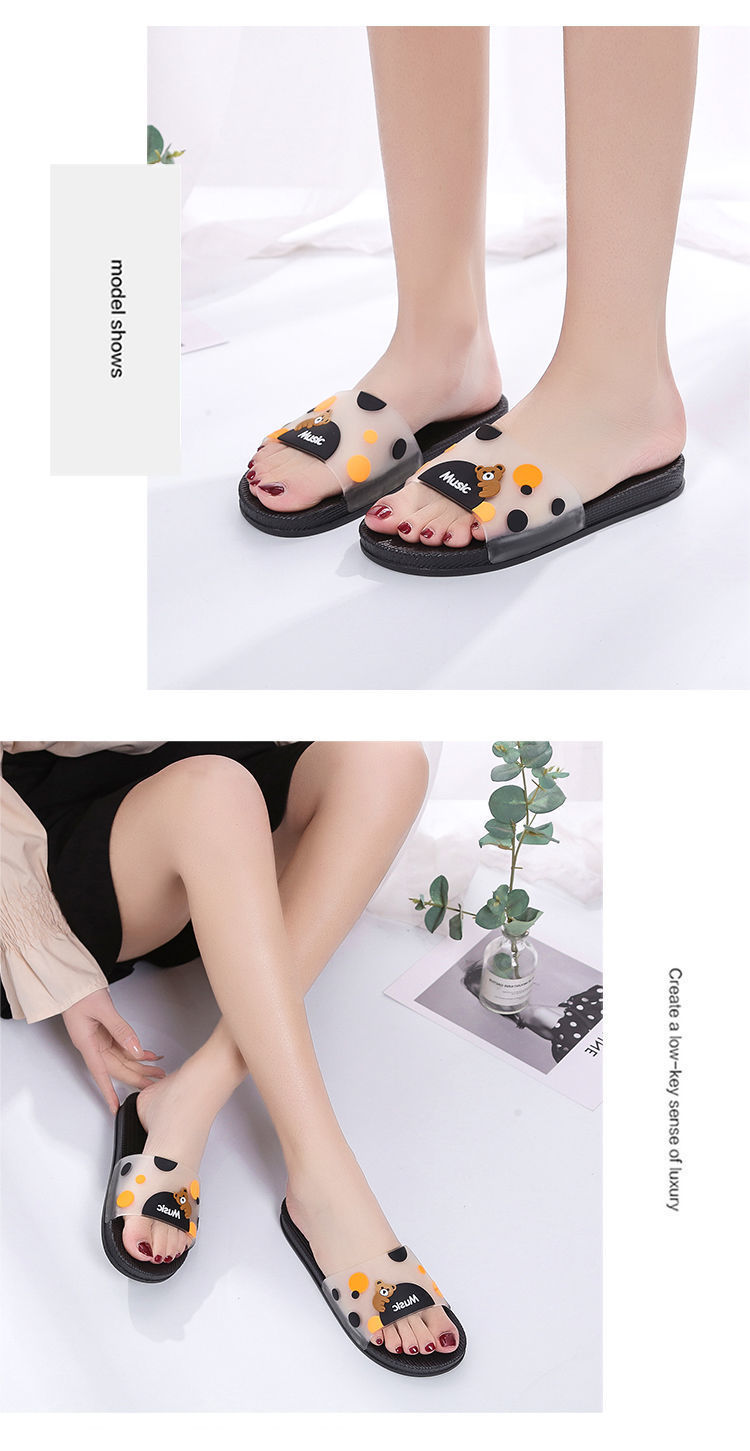 Pantofole aperte da donna leggere e impermeabili detail 1